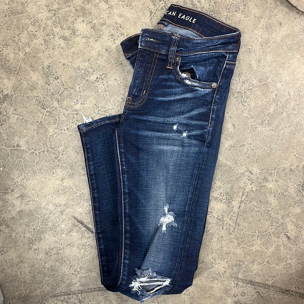AE super stretch jegging size 0
